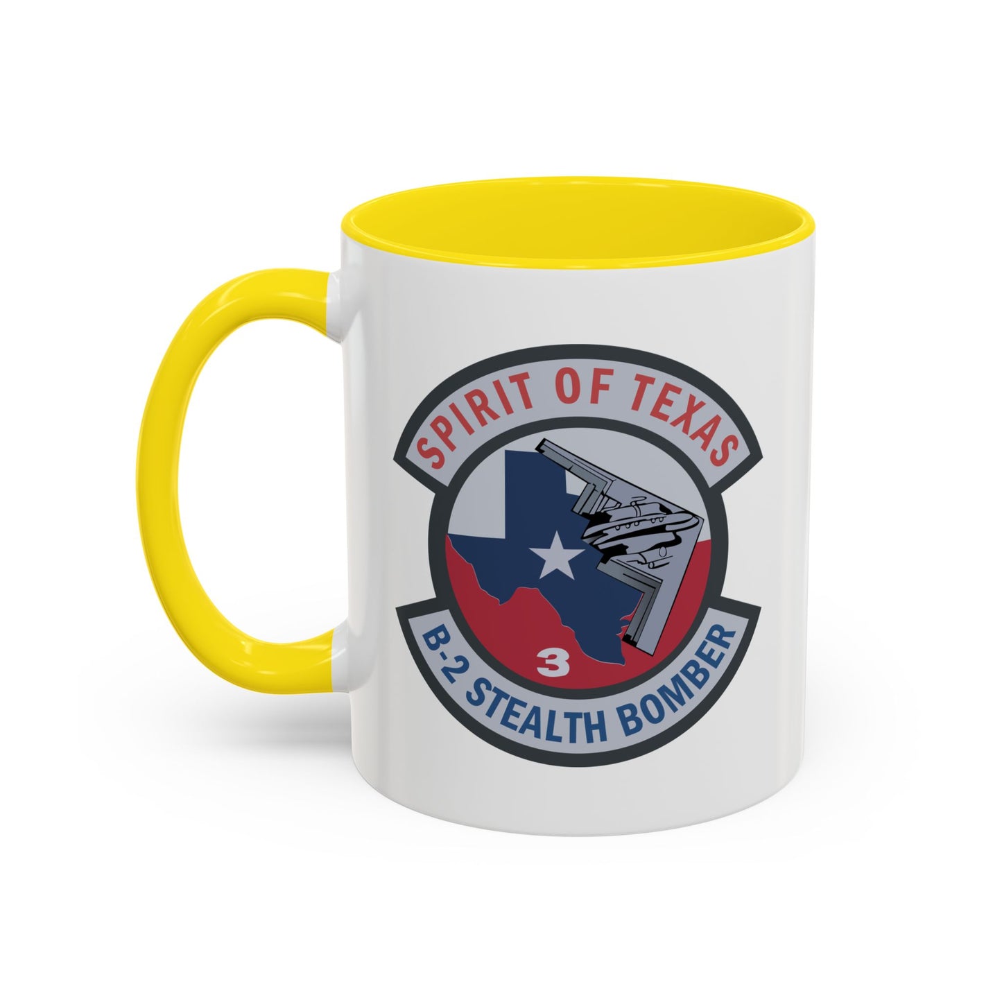 Accent Coffee Mug (11oz & 15oz) - USAF - B2 - Spirit of Texas - Stealth Bomber wo txt X 300