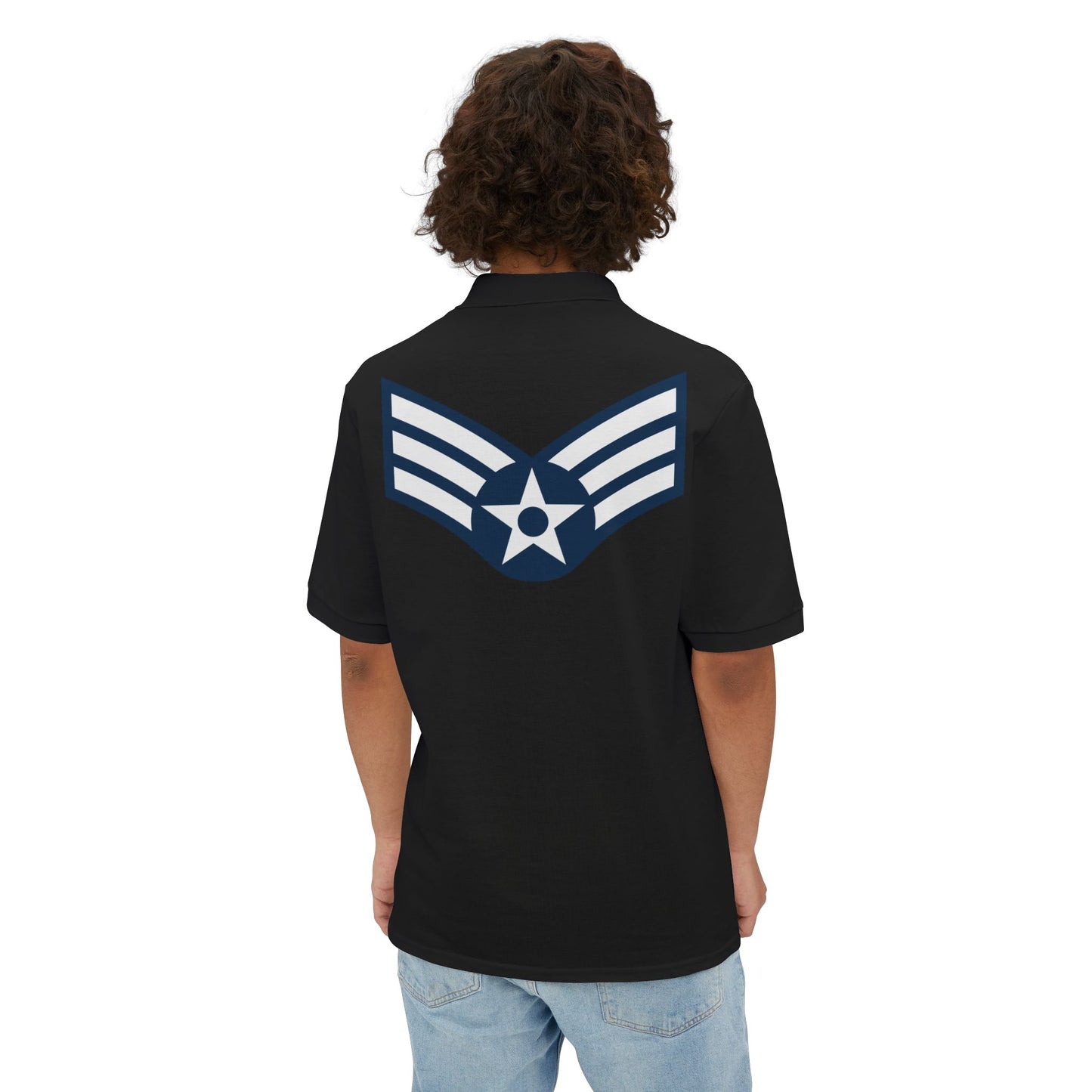 Men's Piqué Polo - USAF - Senior Airman (E4) - 2020
