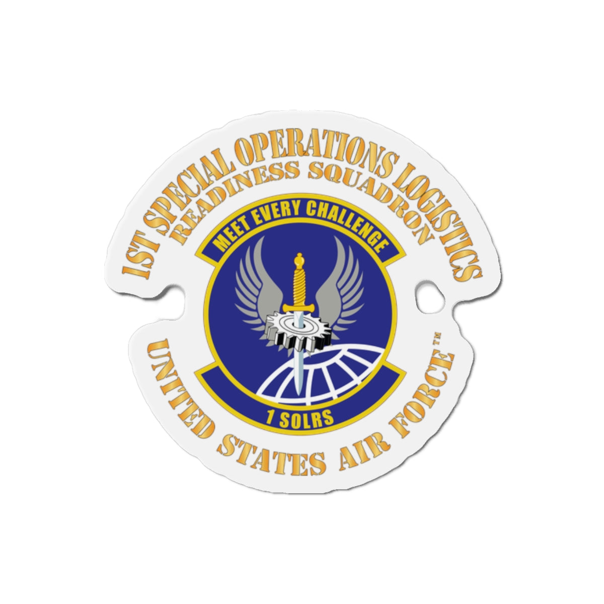 Die-Cut Magnet - USAF - 1st Special Operations Logistics Readiness Squadron X 300