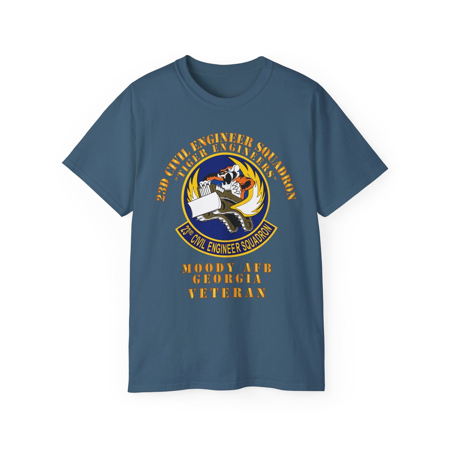 Unisex Ultra Cotton Tee - USAF - 23d Civil Engineer Squadron - Tiger Engineers - Moody AFB, GA