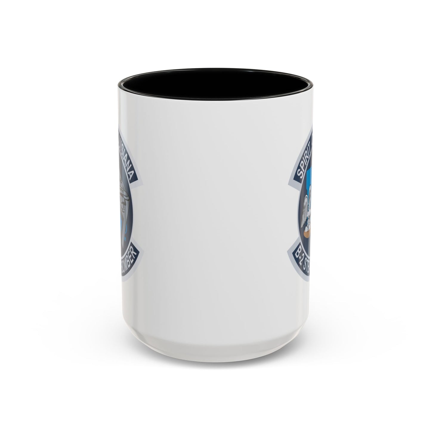 Accent Coffee Mug (11oz & 15oz) - USAF - B2 - Spirit of Louisiana - Stealth Bomber wo txt X 300