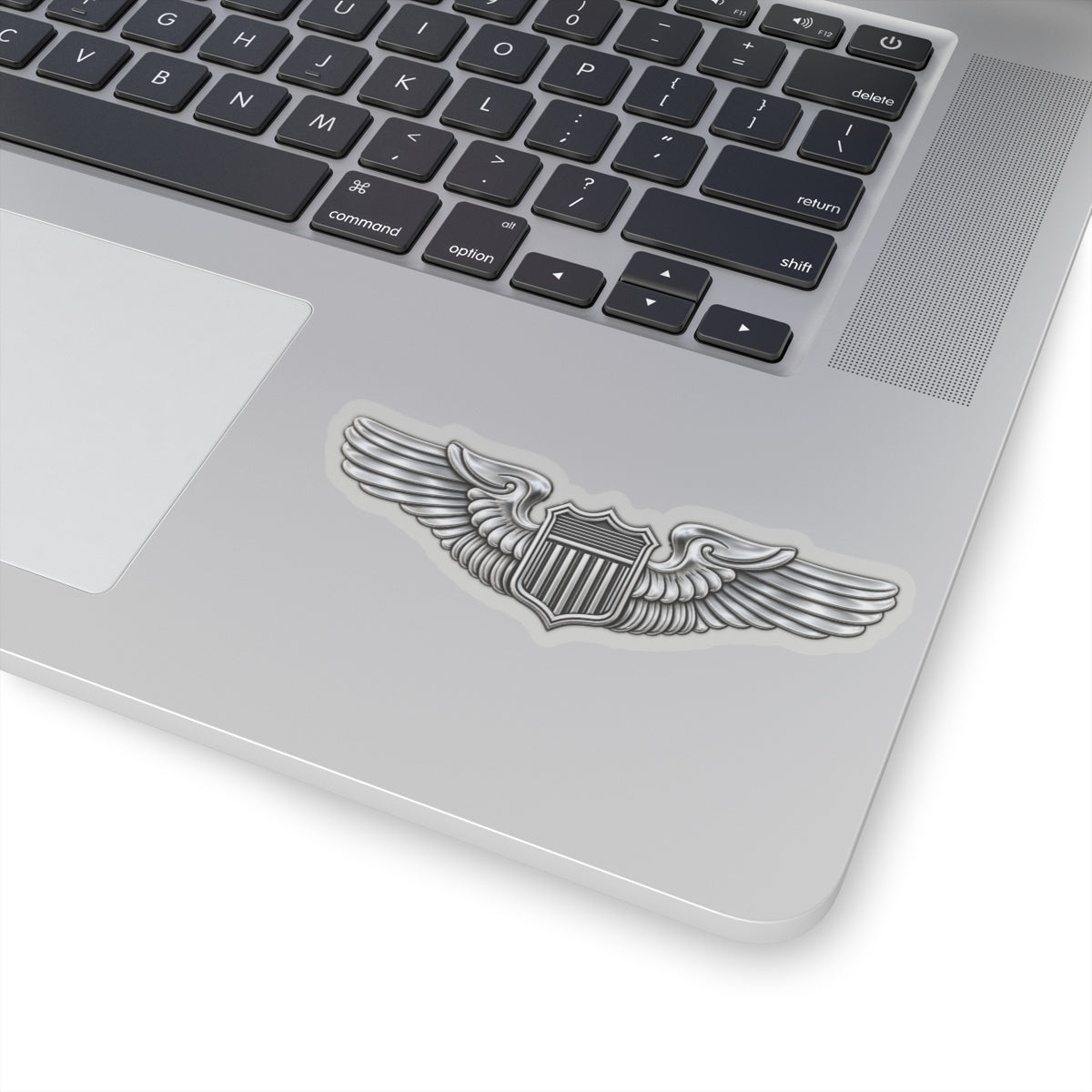 Kiss-Cut Stickers - USAF - Basic Pilot Badge wo Txt - 3D - Enhanced