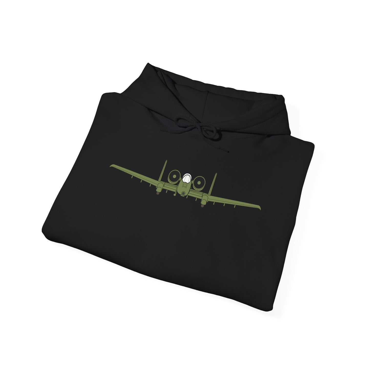 Unisex Heavy Blend Hooded Sweatshirt - Aircraft - USAF - A-10 Thunderbolt II - Front X 300