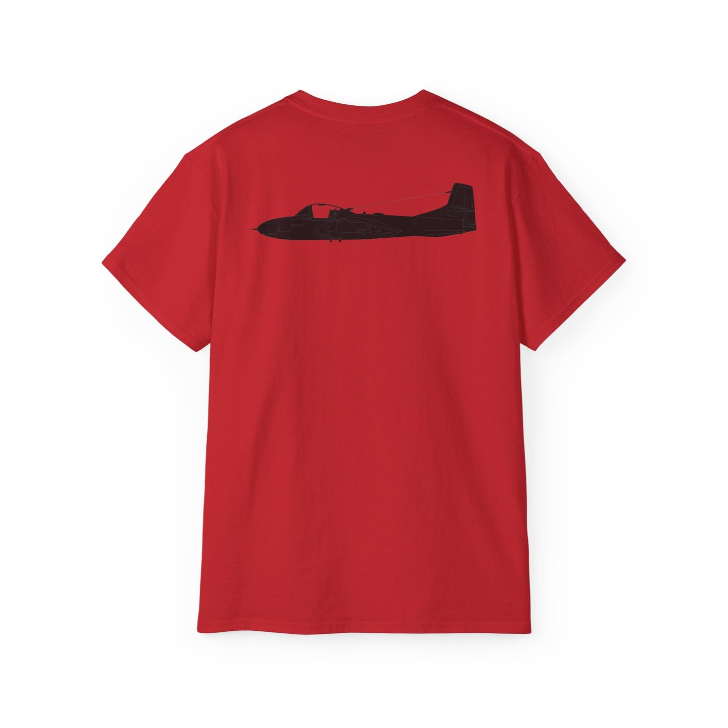 Unisex Ultra Cotton Tee - Aircraft - T-37-Trainer - Top - Black - Metal X 300