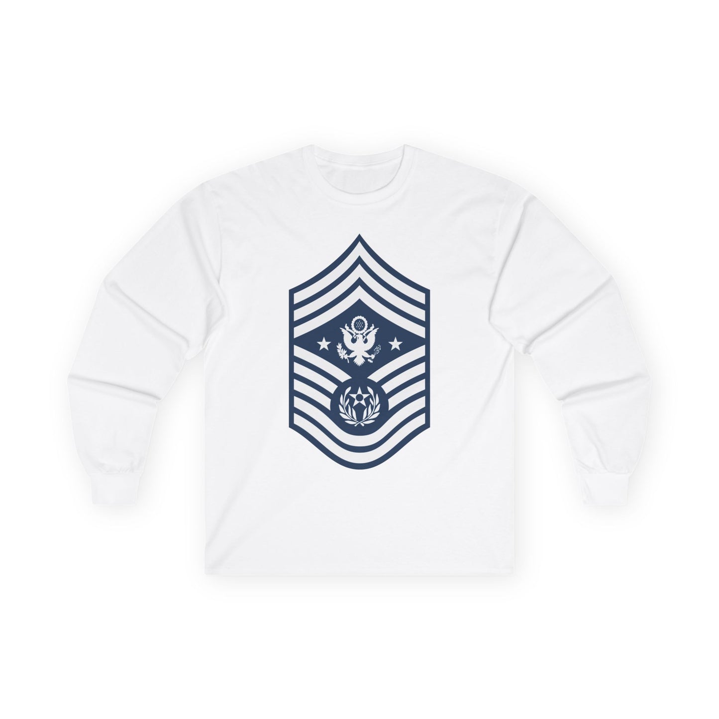 Unisex Ultra Cotton Long Sleeve Tee - USAF - Chief Master Sergeant of the Air Force (E9d) - 2020