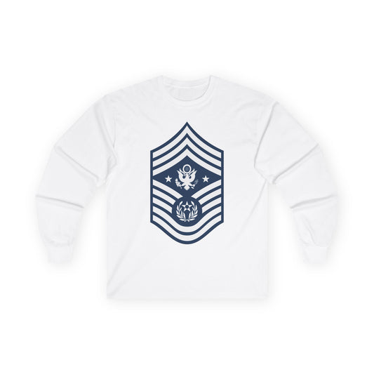Unisex Ultra Cotton Long Sleeve Tee - USAF - Chief Master Sergeant of the Air Force (E9d) - 2020