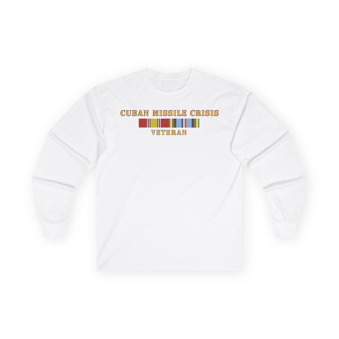 Unisex Ultra Cotton Long Sleeve Tee - USAF - Cuban Missile Crisis w AFEM COLD SVC X 300