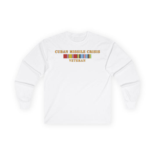 Unisex Ultra Cotton Long Sleeve Tee - USAF - Cuban Missile Crisis w AFEM COLD SVC X 300