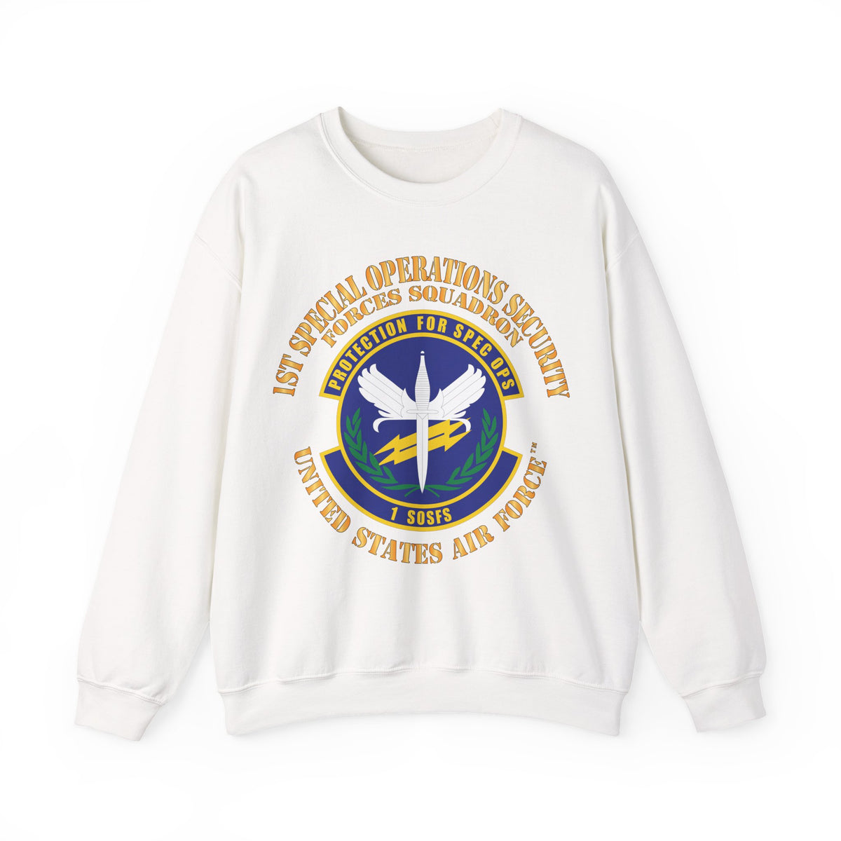 Crewneck Sweatshirt - USAF - 1st Special Operations Security Forces Squadron X 300