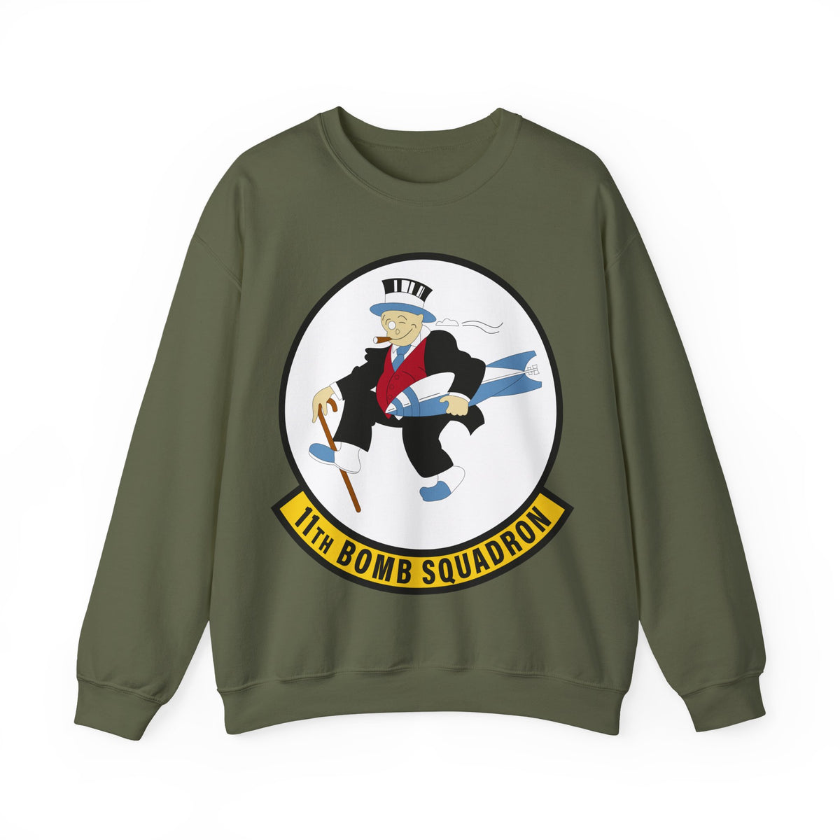 Crewneck Sweatshirt - USAF - 11th Bomb Squadron wo txt