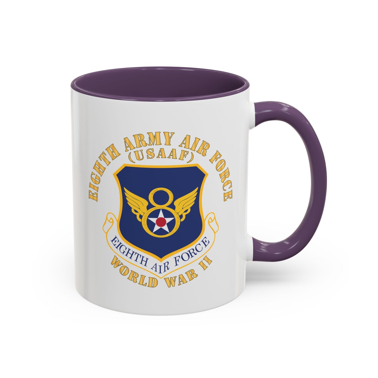 Accent Coffee Mug (11oz & 15oz) - USAF - 8th Air Force - WWII X 300