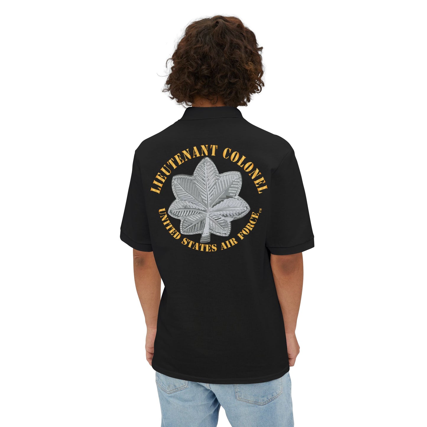 Men's Piqué Polo - USAF - Lieutenant Colonel - LTC - TM X 300
