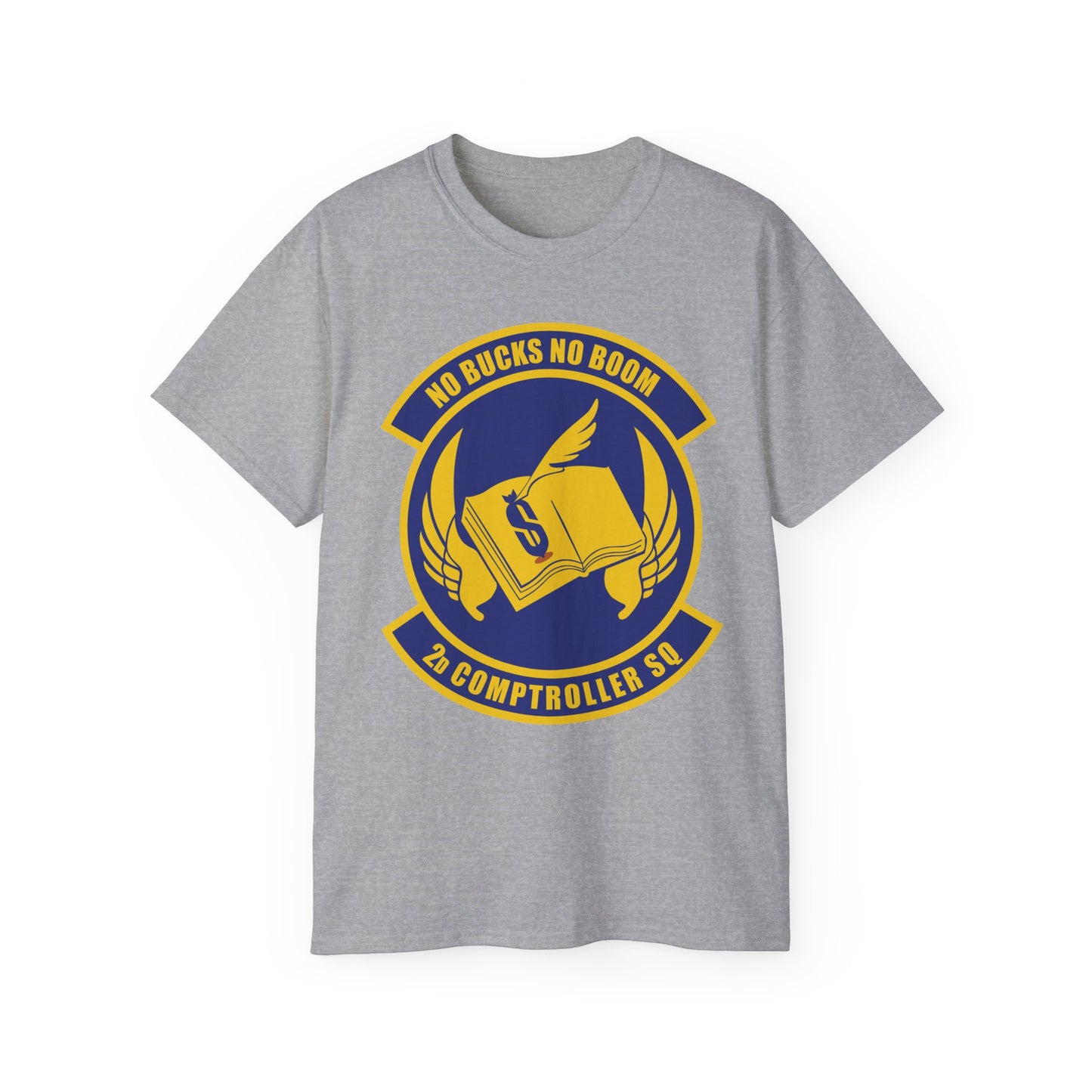 Unisex Ultra Cotton Tee -USAF - 2nd Comptroller Squadron wo txt