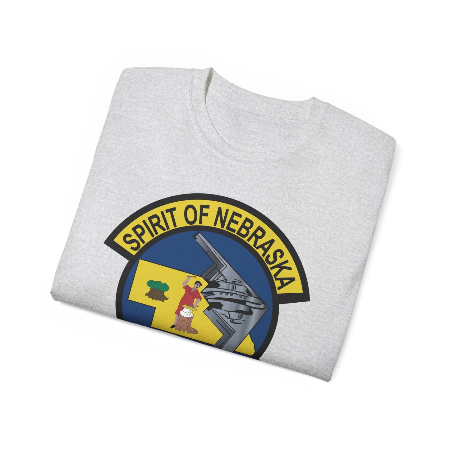 Unisex Ultra Cotton Tee - USAF - B2 - Spirit of Nebraska - Stealth Bomber wo txt X 300