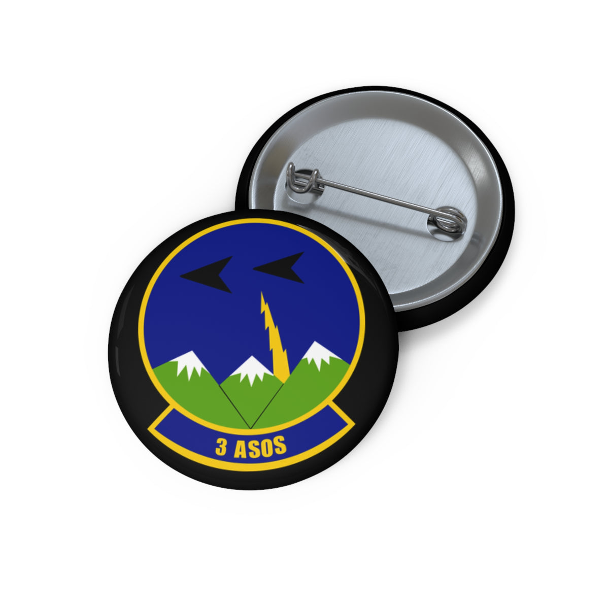 Custom Pin Button - USAF - 3rd Air Support Operations Squadron wo txt X 300