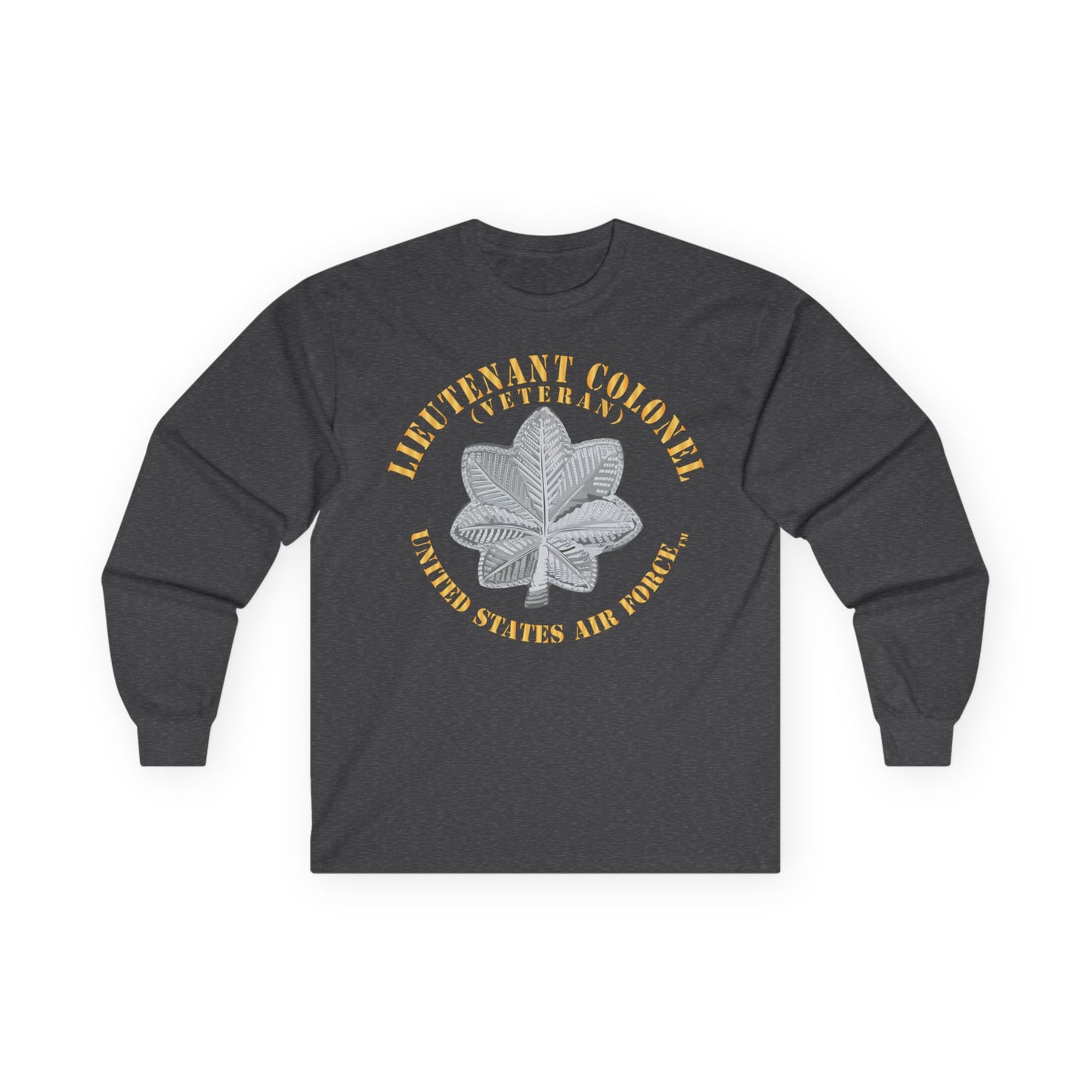 Unisex Ultra Cotton Long Sleeve Tee - USAF - Lieutenant Colonel - LTC - Veteran - TM X 300