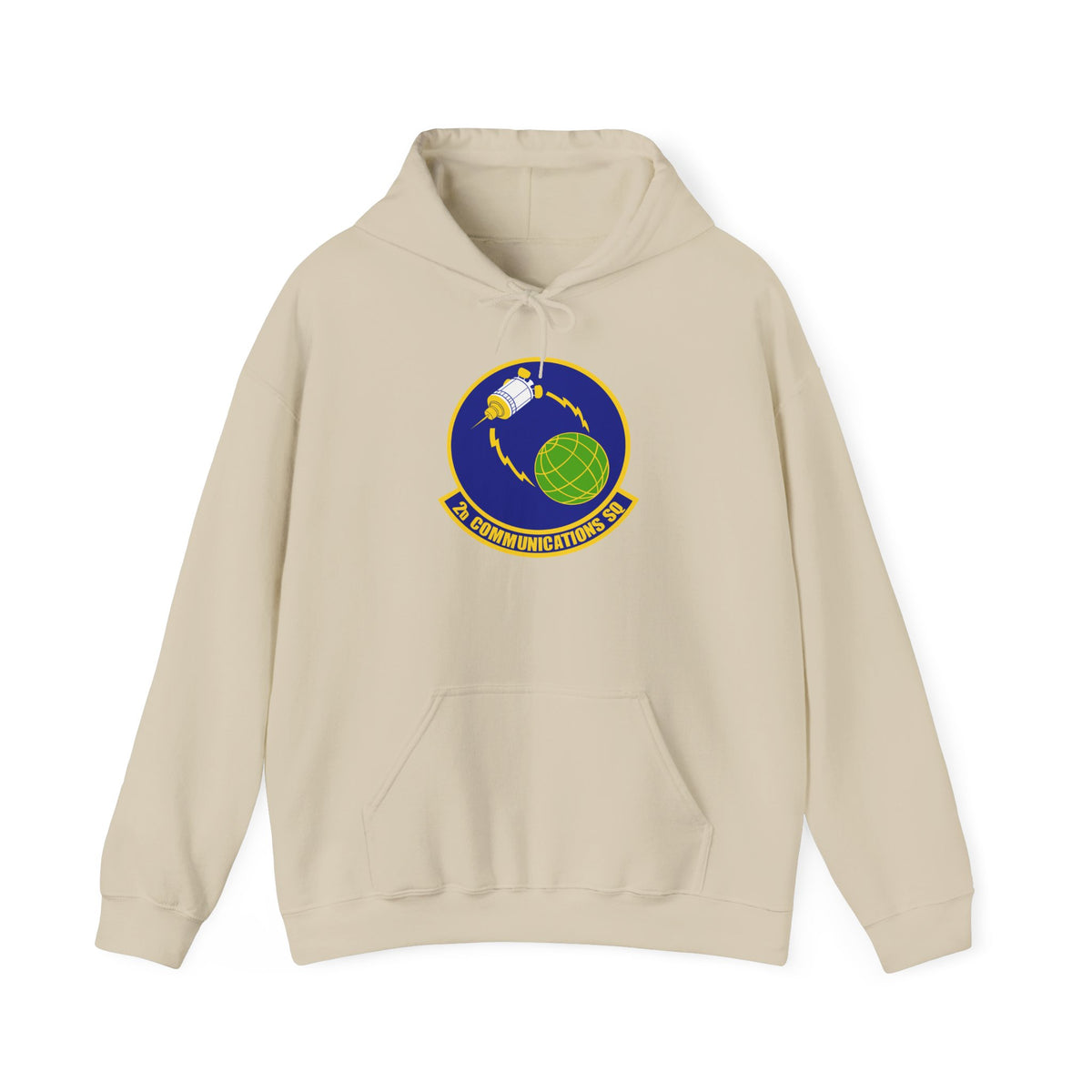Unisex Heavy Blend Hooded Sweatshirt - USAF - 2d Communications Squadron wo txt