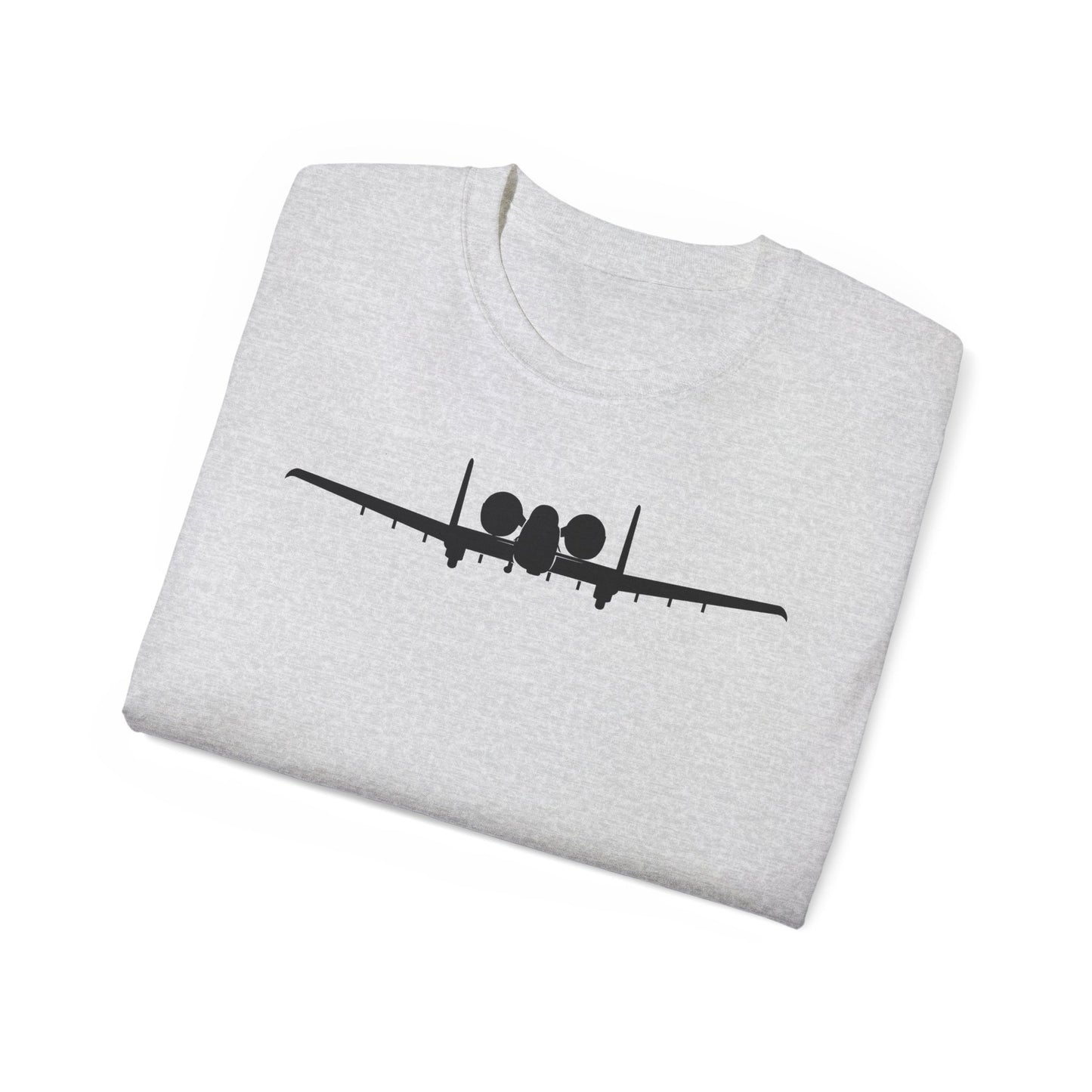 Unisex Ultra Cotton Tee - Aircraft - USAF - A-10 Thunderbolt II - Front - Silhouette X 300