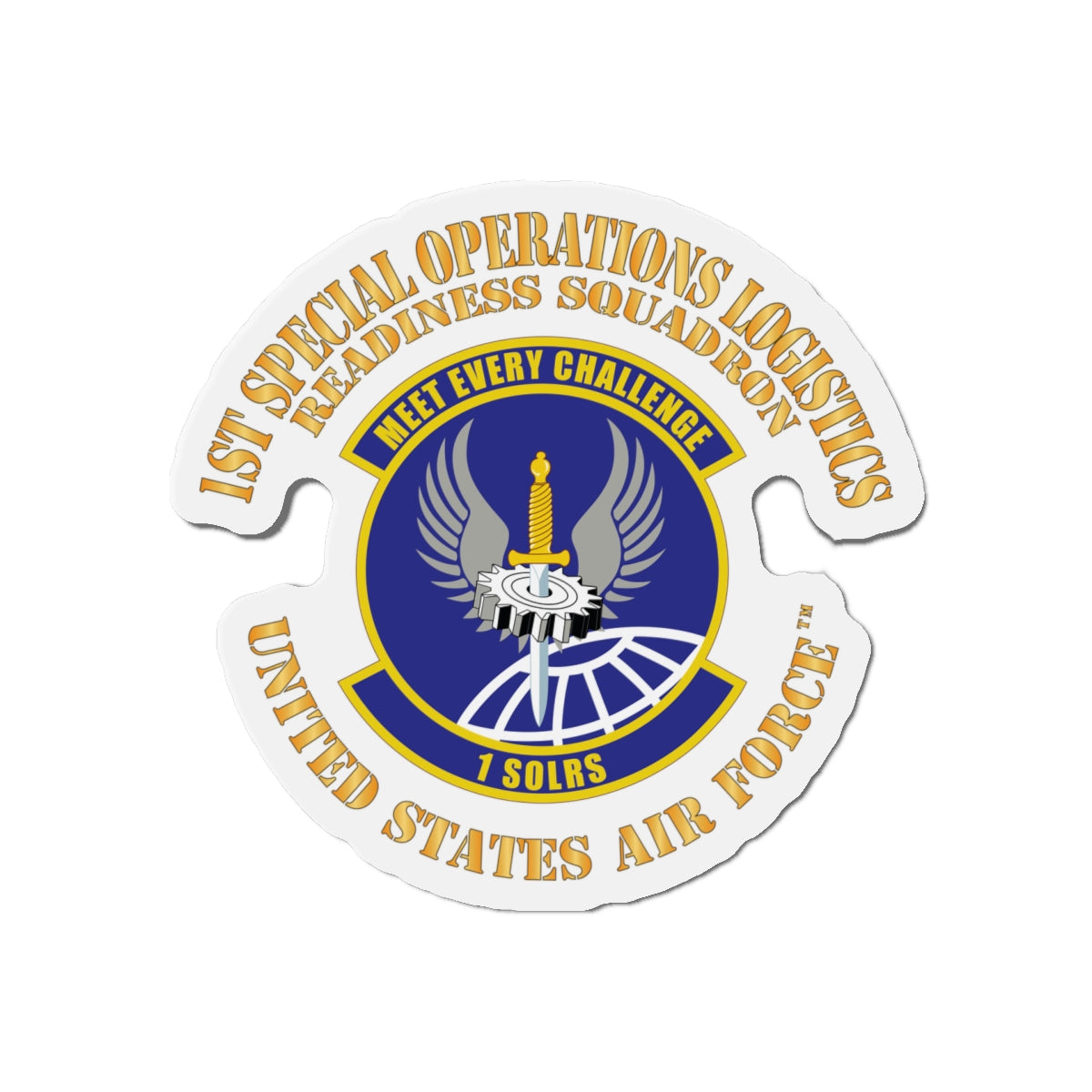 Die-Cut Magnet - USAF - 1st Special Operations Logistics Readiness Squadron X 300