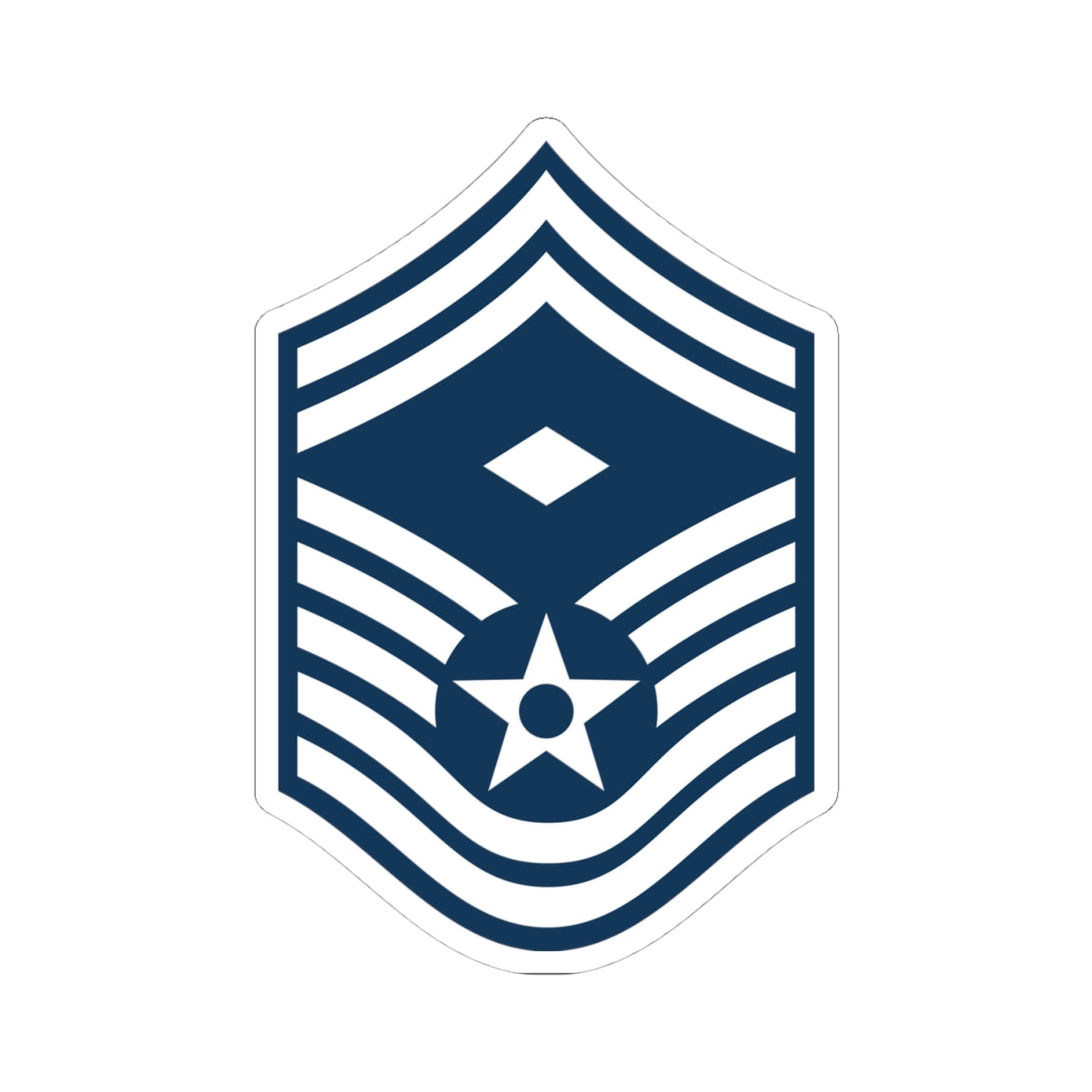 Kiss-Cut Stickers - USAF - First Sergeant (E8b) - 2020