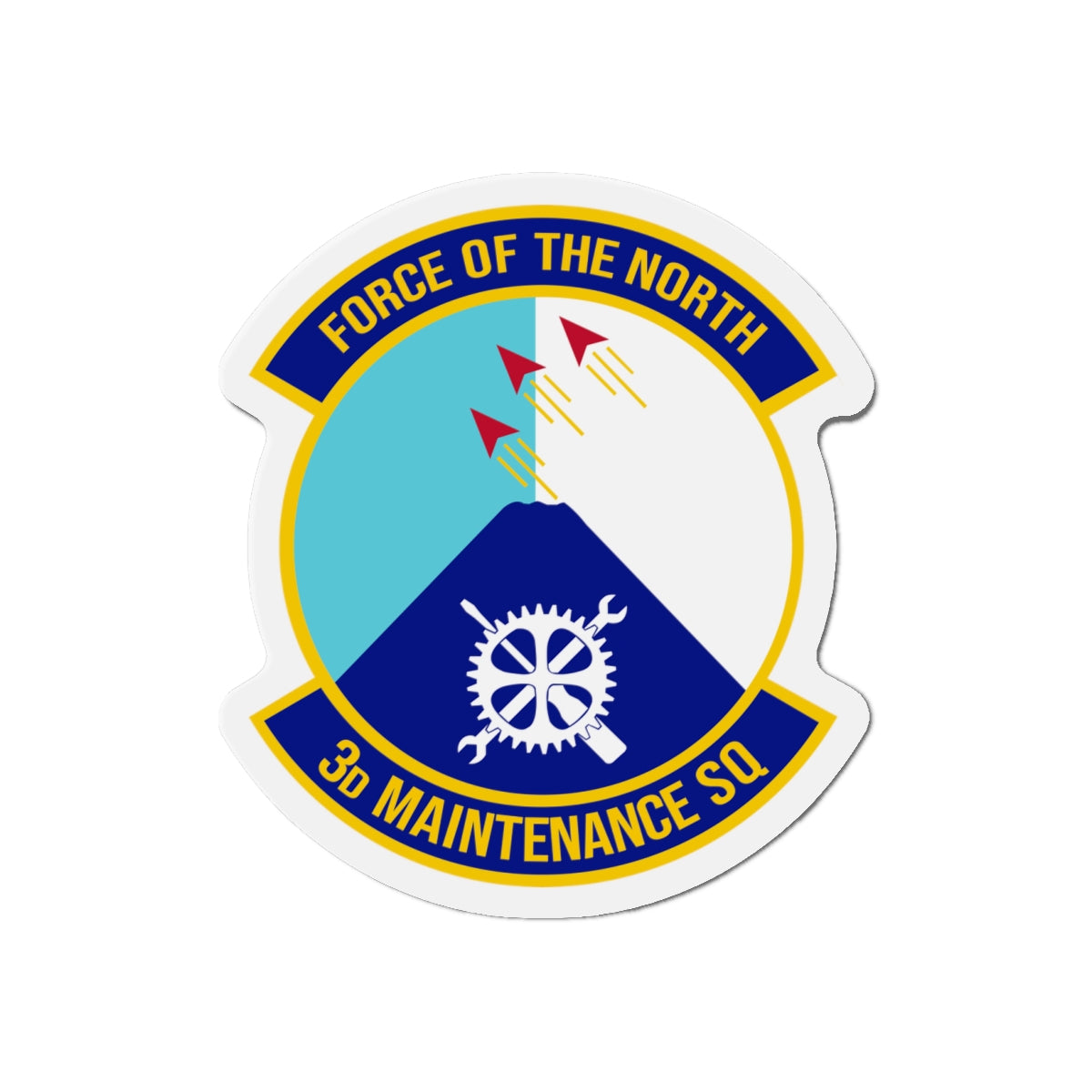 Die-Cut Magnet - USAF - 3rd Maintenance Squadron wo txt X 300