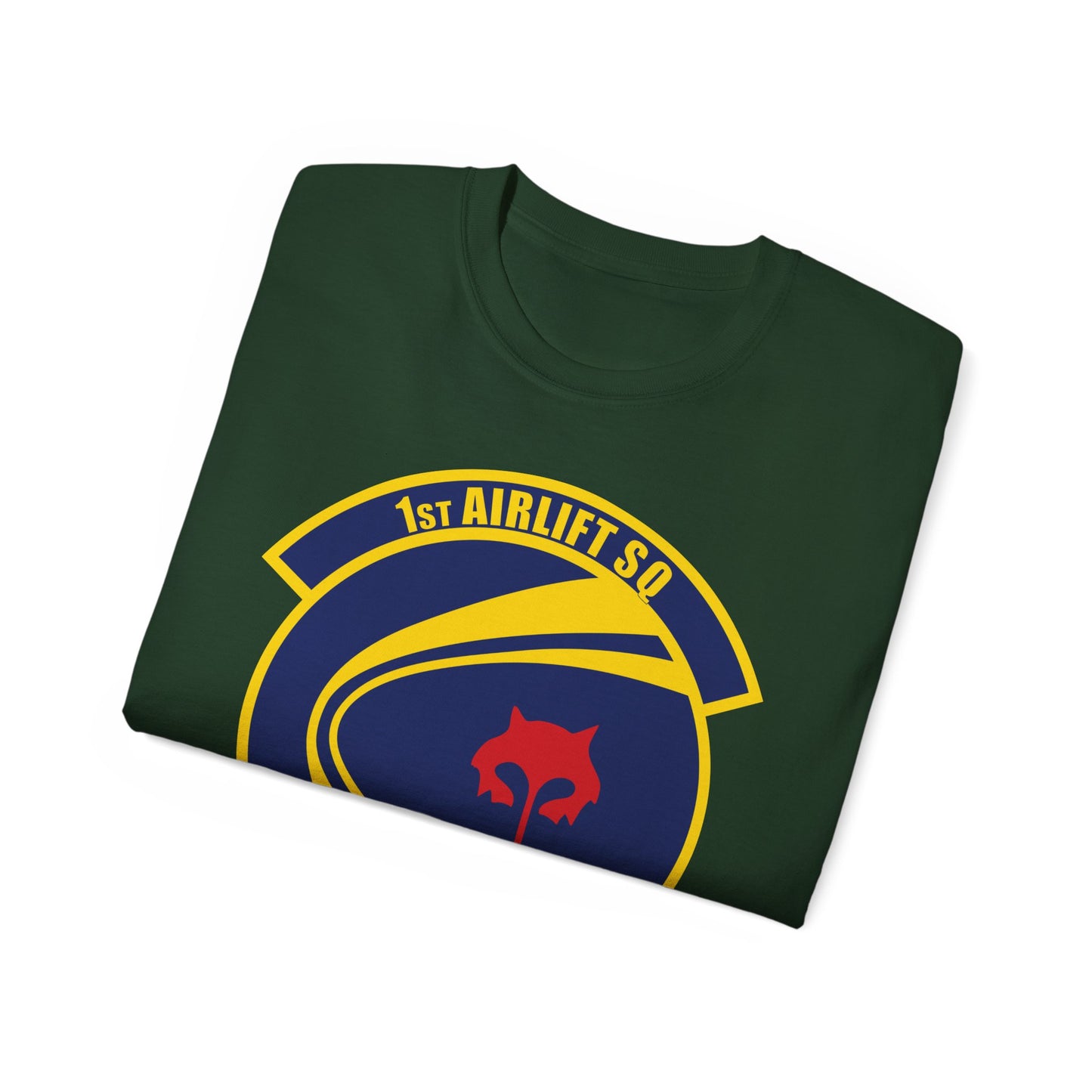 Unisex Ultra Cotton Tee - USAF - 1st Airlift Squadron wo txt X 300