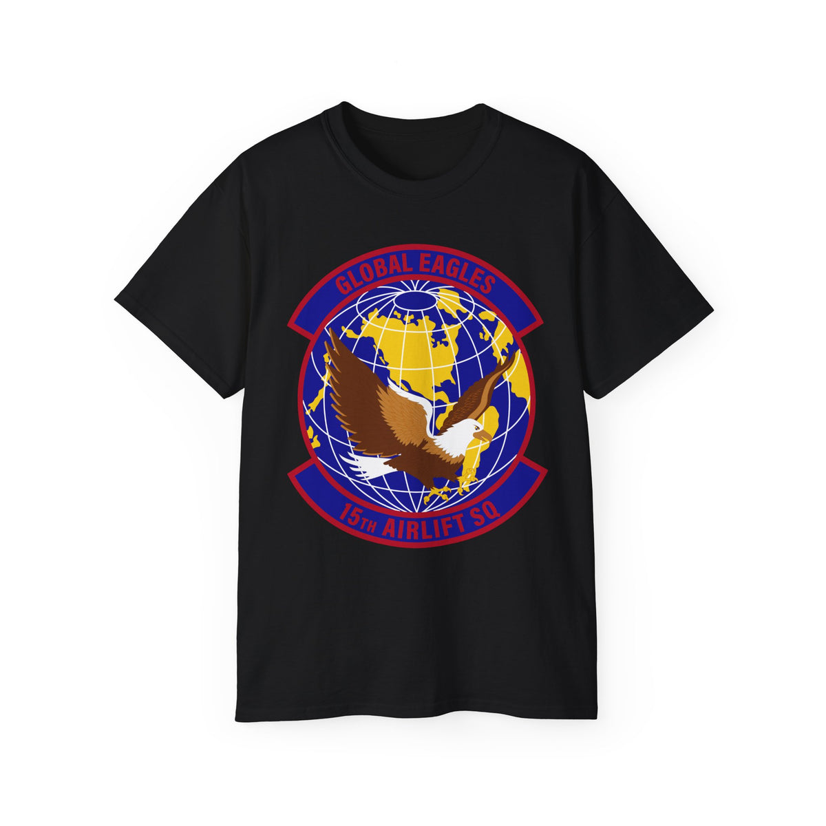 Unisex Ultra Cotton Tee - USAF - 15th Airlift Squadron wo txt