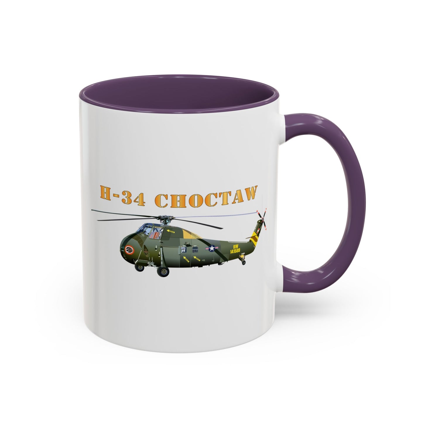 Accent Coffee Mug (11oz & 15oz) - H-34 Choctaw with Txt X 300