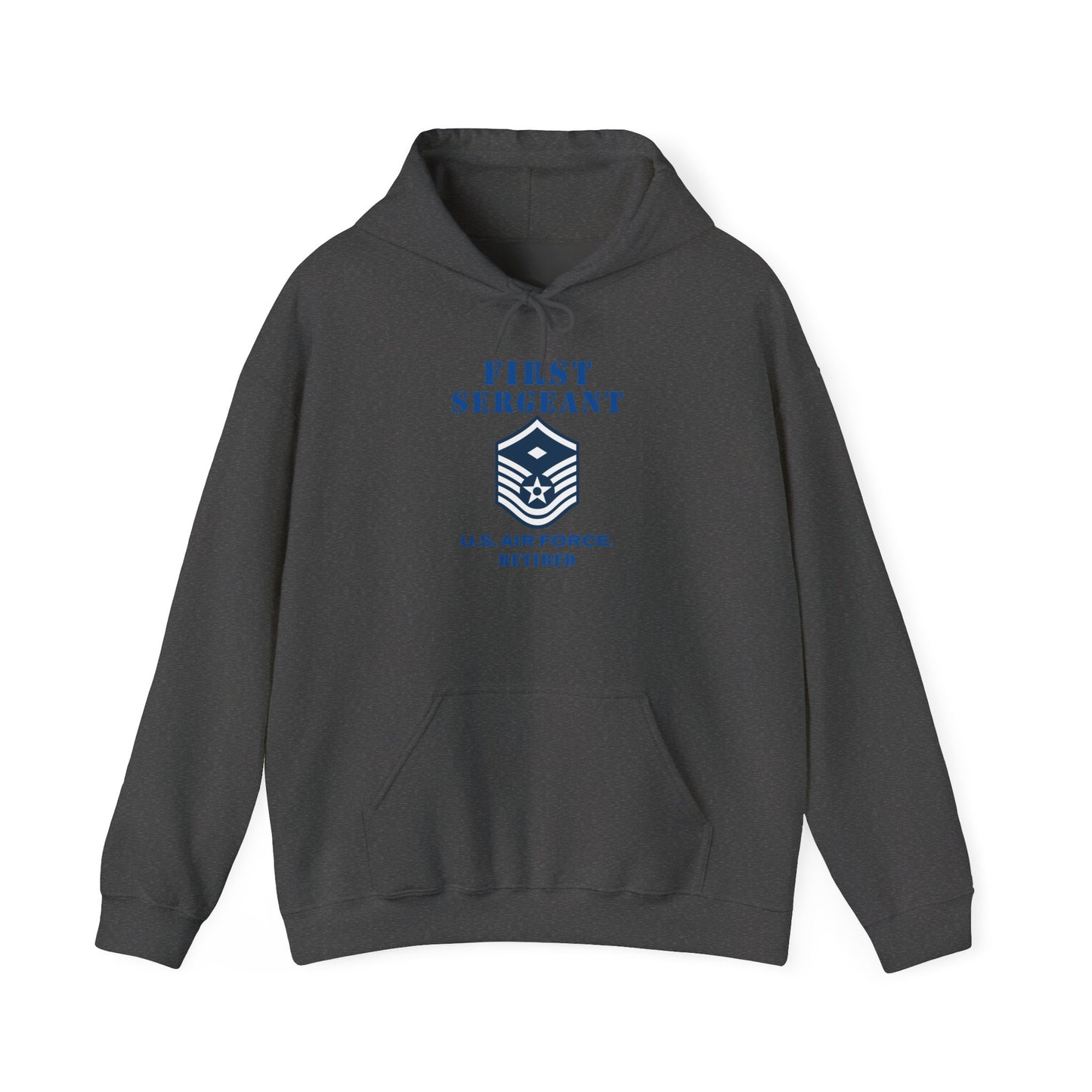 Unisex Heavy Blend Hooded Sweatshirt - USAF - First Sergeant (E7b) - 2020 - Retired