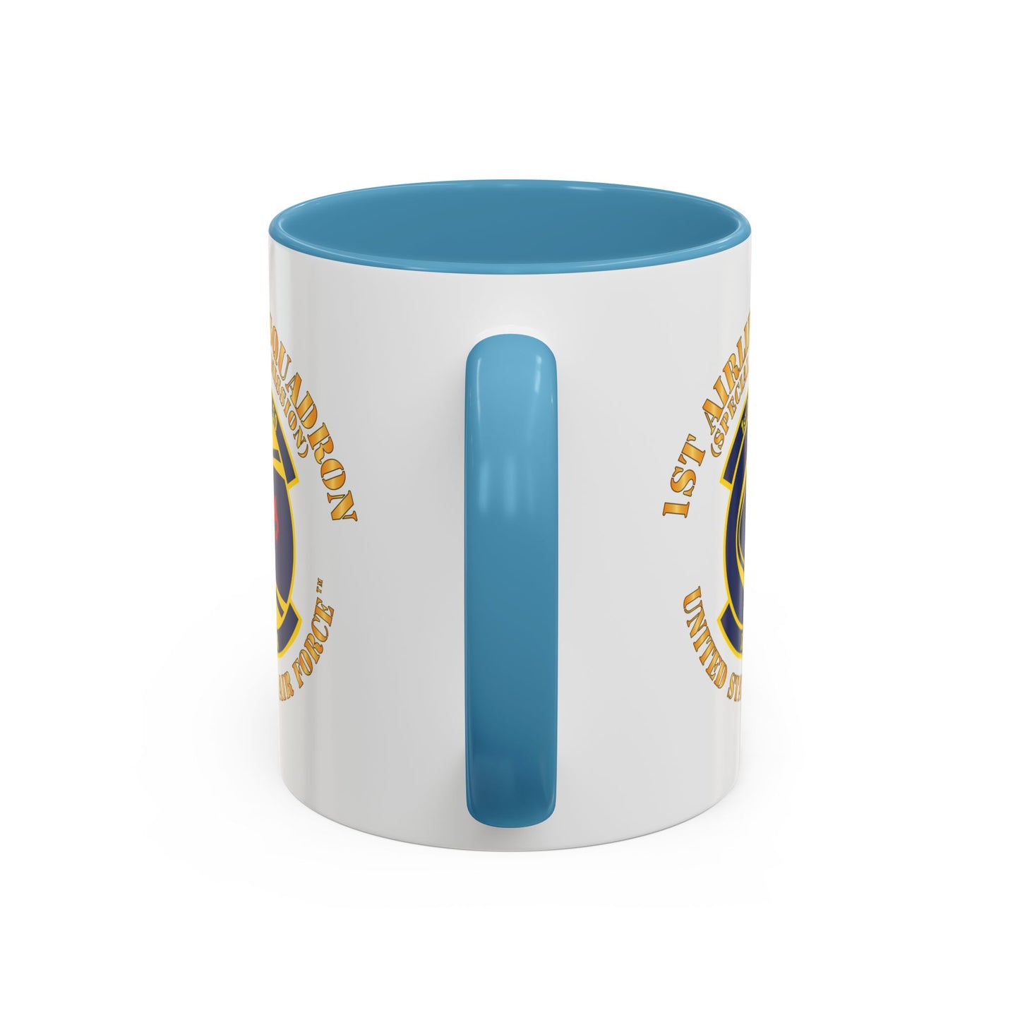 Accent Coffee Mug (11oz & 15oz) - USAF - 1st Airlift Squadron X 300