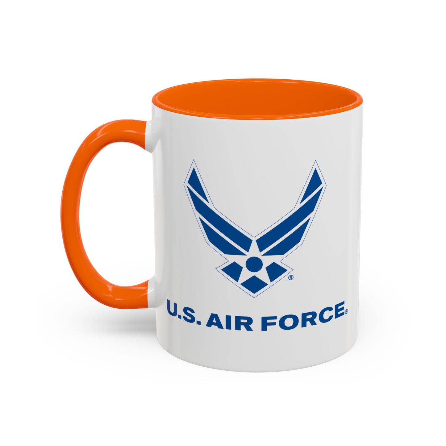 Accent Coffee Mug (11oz & 15oz) - USAF Logo, TM Txt - U S Air Force X 300