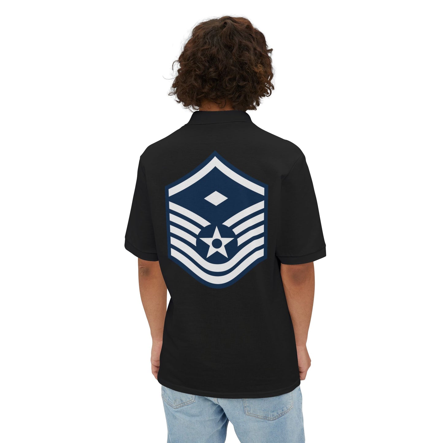 Men's Piqué Polo - USAF - First Sergeant (E7b) - 2020