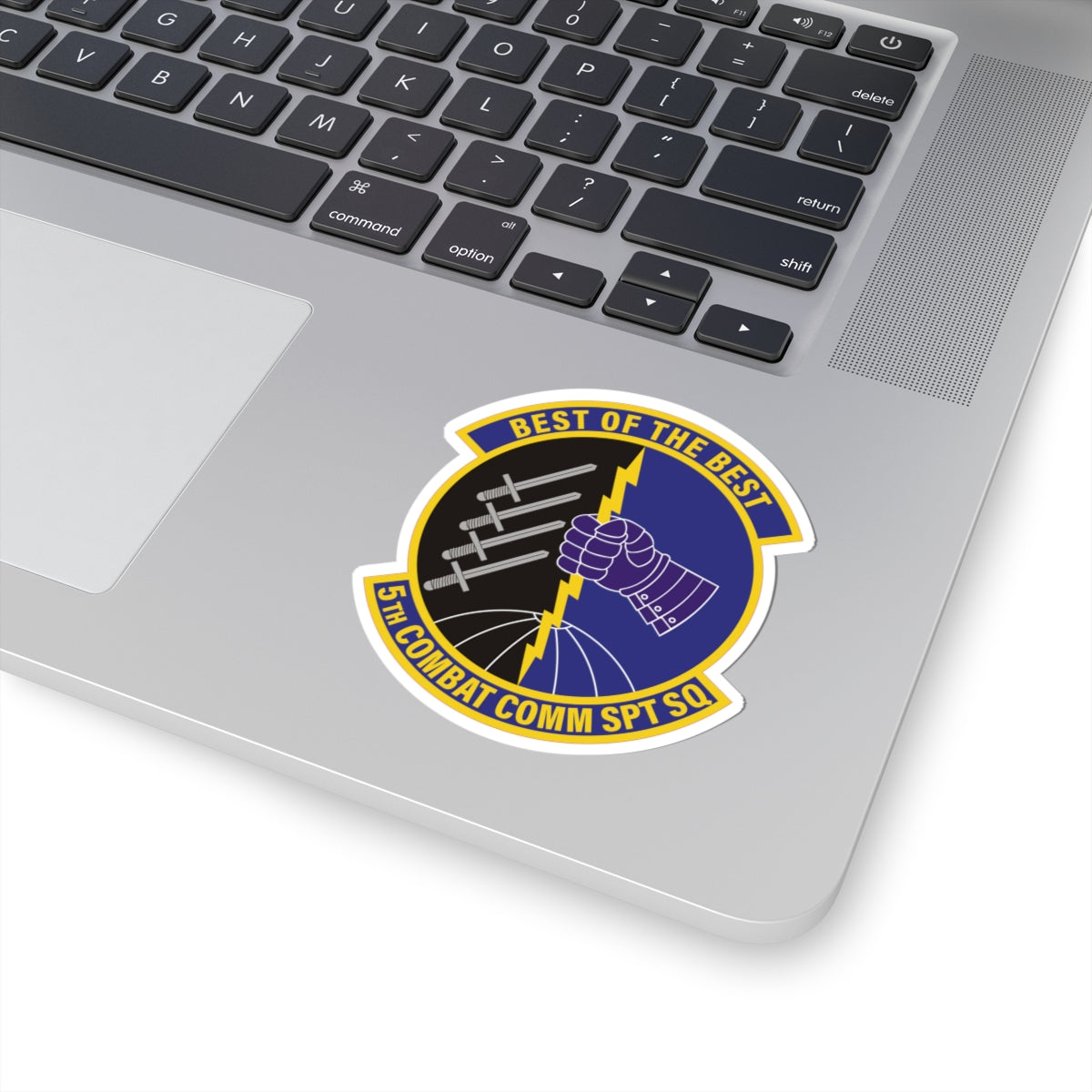 Kiss-Cut Stickers - USAF - 5th Combat Communications Support Sq wo txt X 300