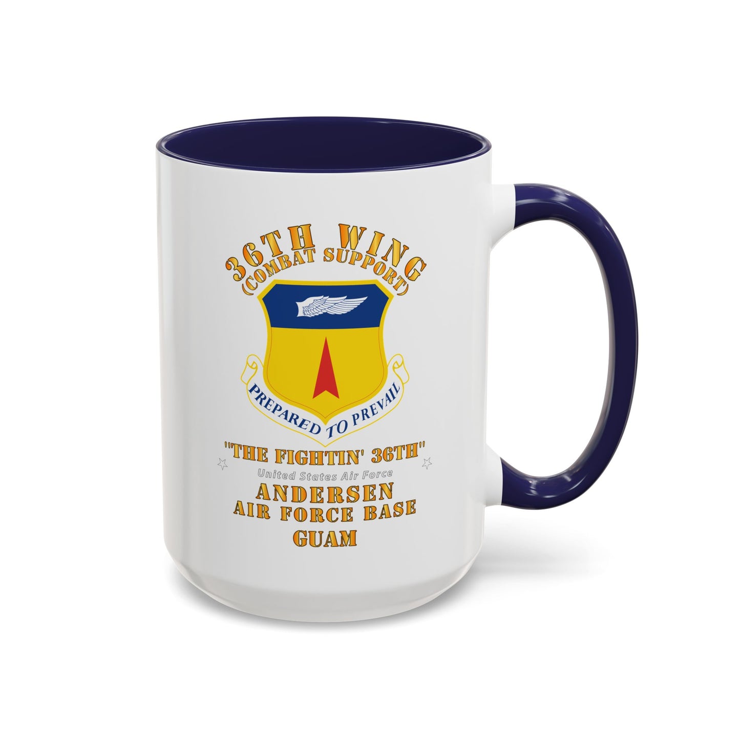 Accent Coffee Mug (11oz & 15oz) - USAF - 36th Wing - Anderson AFB - Guam