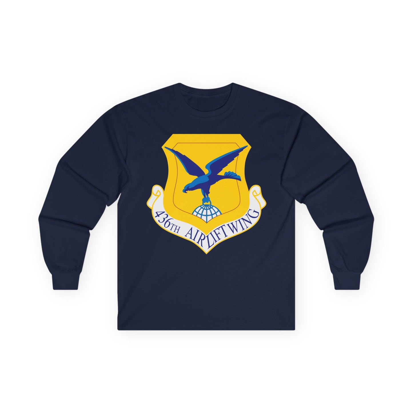 Unisex Ultra Cotton Long Sleeve Tee - USAF - 436th Airlift Wing wo Txt X 300