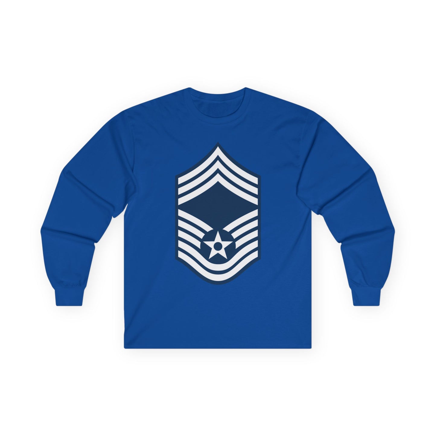 Unisex Ultra Cotton Long Sleeve Tee - USAF - Chief Master Sergeant (E9a) - 2020