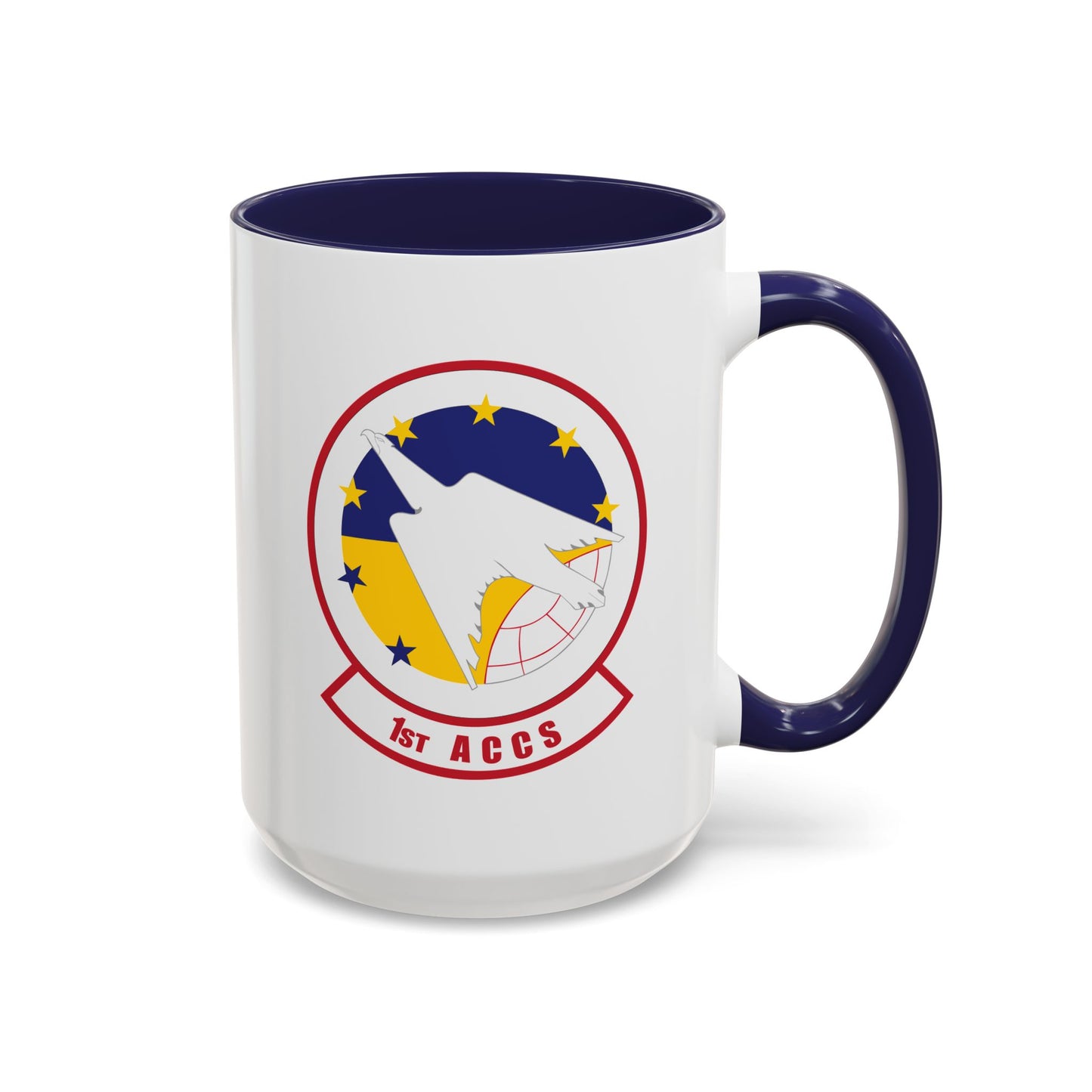 Accent Coffee Mug (11oz & 15oz) - USAF - 1st Airborne Command Control Squadron (ACC) wo txt X 300