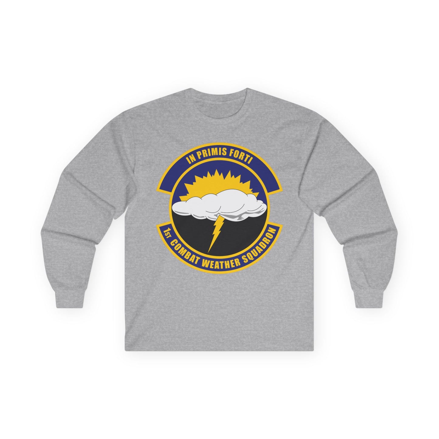 Unisex Ultra Cotton Long Sleeve Tee - USAF - 1st Combat Weather Squadron (PACAF) wo txt