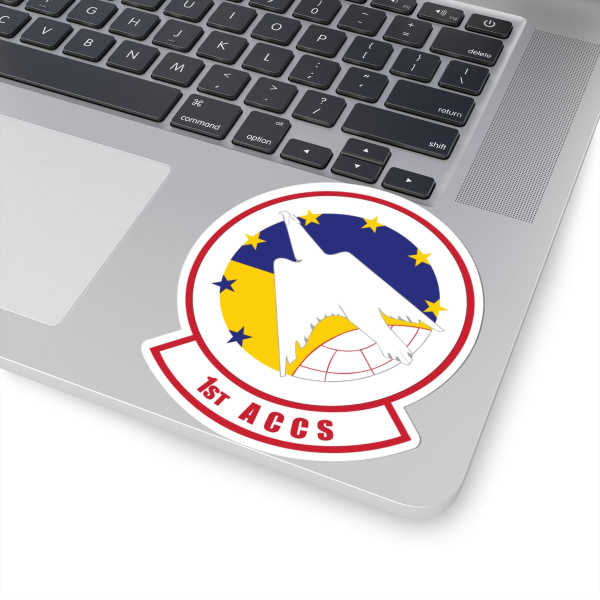 Kiss-Cut Stickers - USAF - 1st Airborne Command Control Squadron (ACC) wo txt X 300