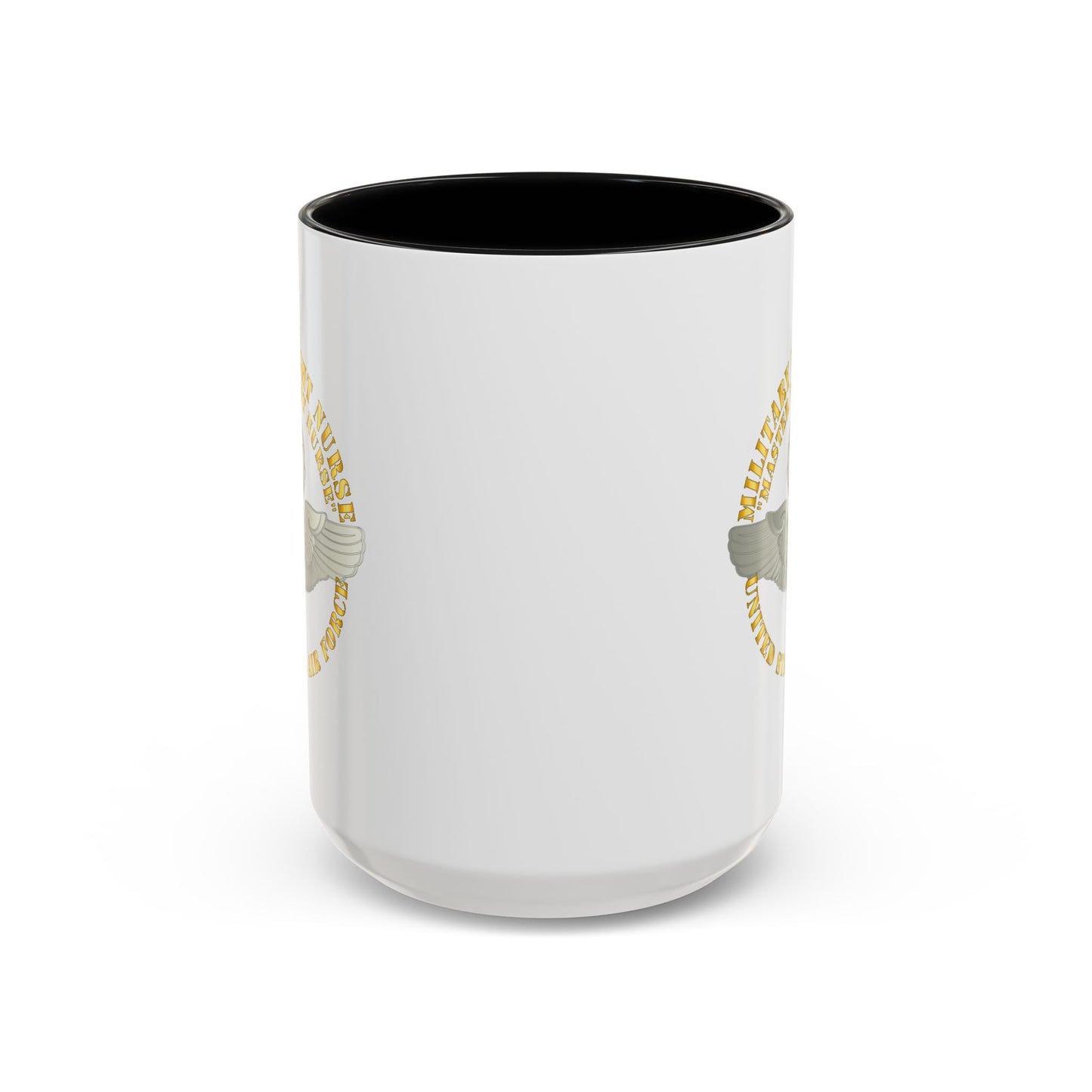 Accent Coffee Mug (11oz & 15oz) - USAF - Military Flight Nurse - Flight Nurse - Master