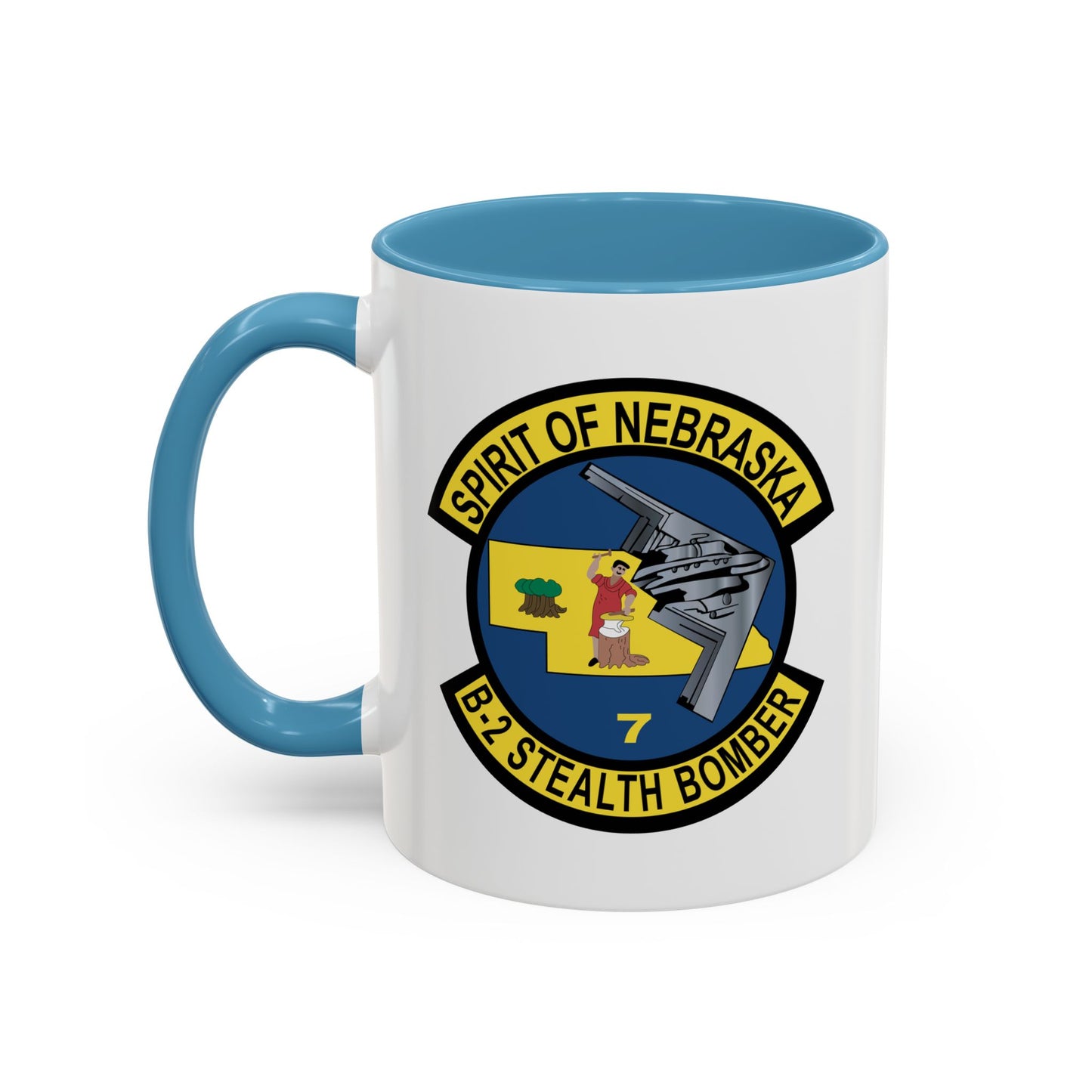 Accent Coffee Mug (11oz & 15oz) - USAF - B2 - Spirit of Nebraska - Stealth Bomber wo txt X 300
