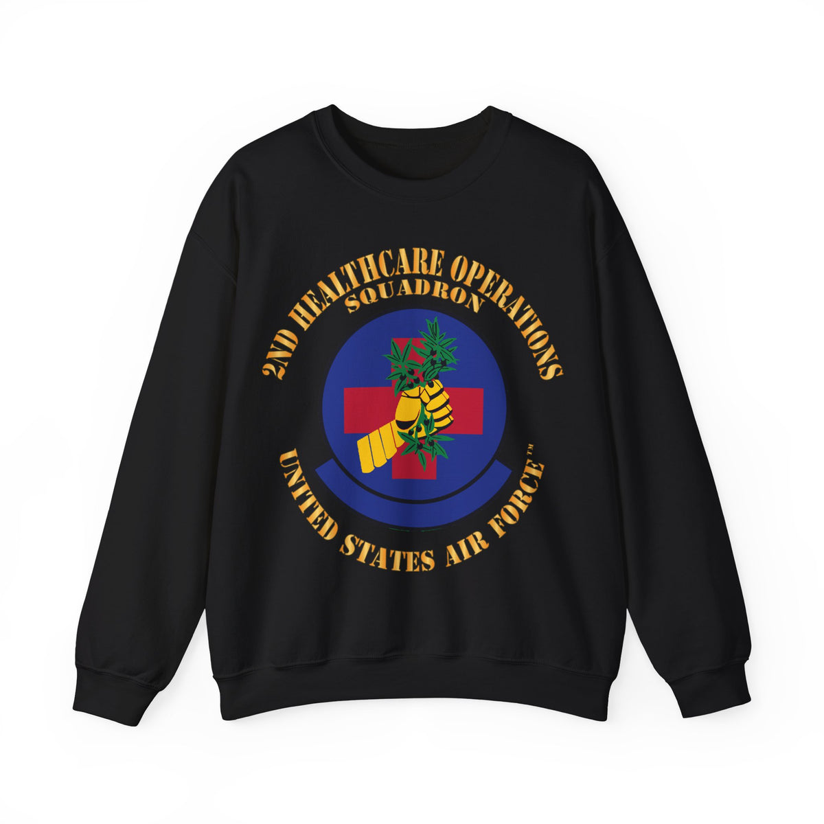 Crewneck Sweatshirt - USAF - 2nd Healthcare Operations Squadron