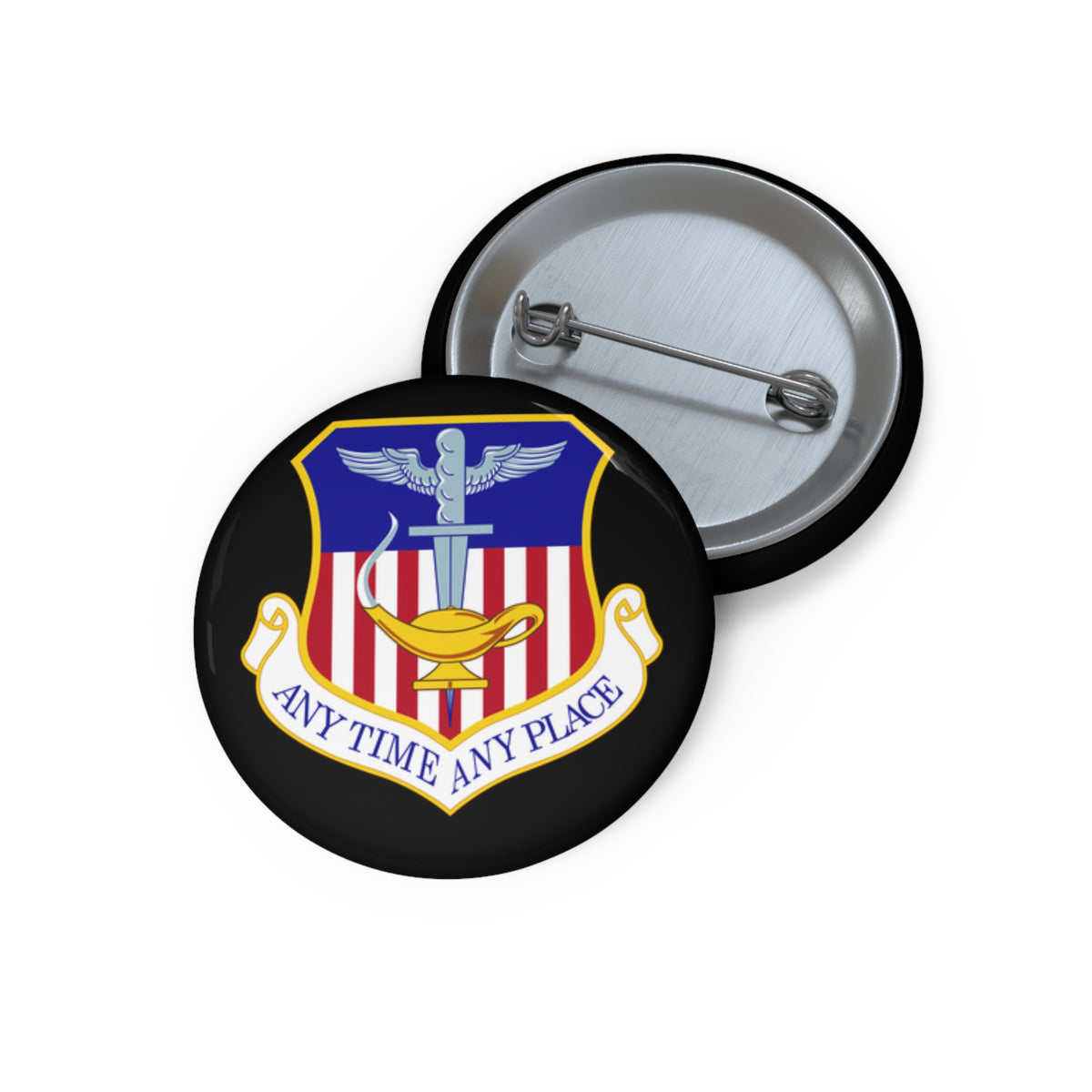 Custom Pin Button - USAF - 1st Special Operations Wing wo txt