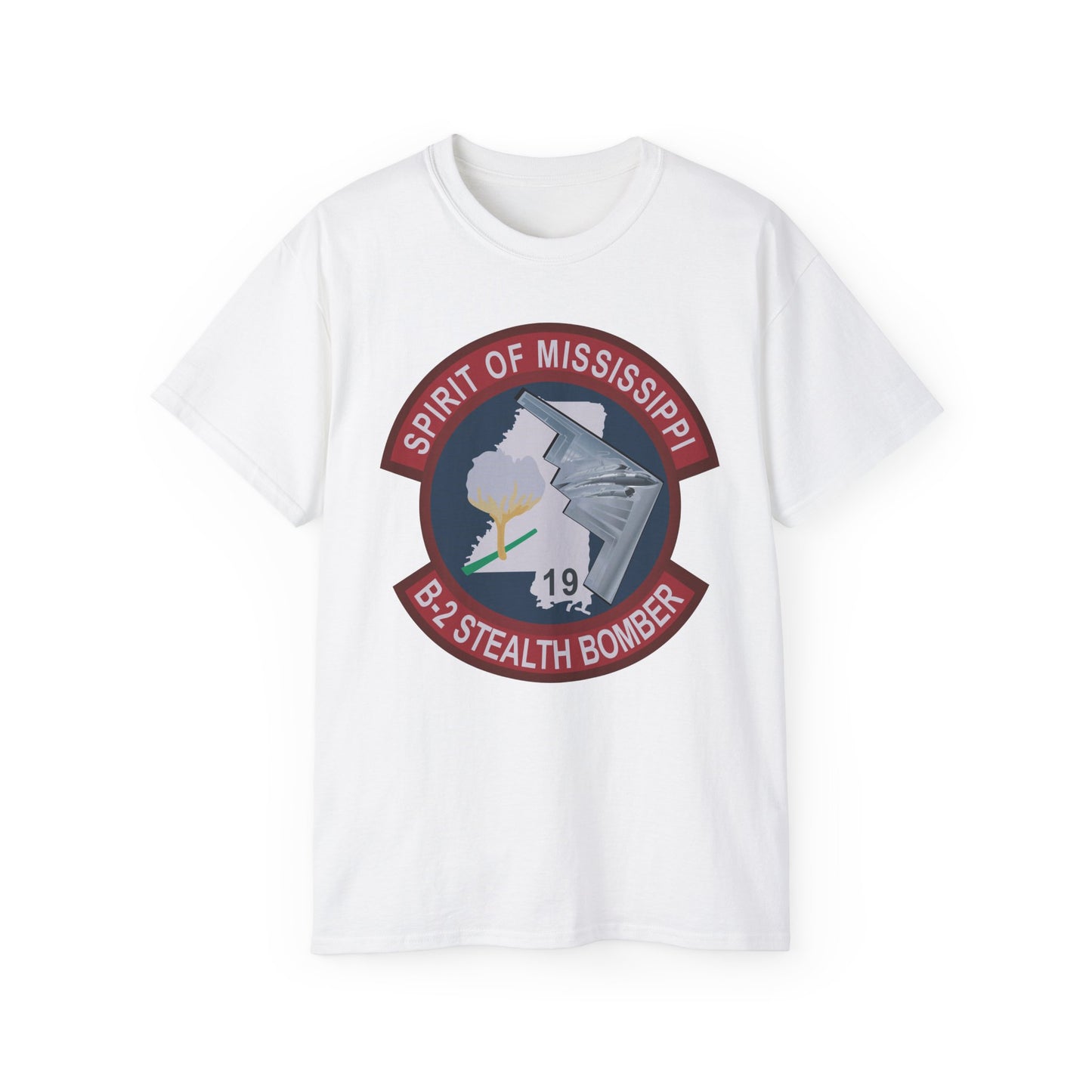 Unisex Ultra Cotton Tee - USAF - B2 - Spirit of Mississippi - Stealth Bomber wo txt X 300