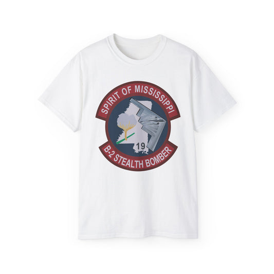 Unisex Ultra Cotton Tee - USAF - B2 - Spirit of Mississippi - Stealth Bomber wo txt X 300