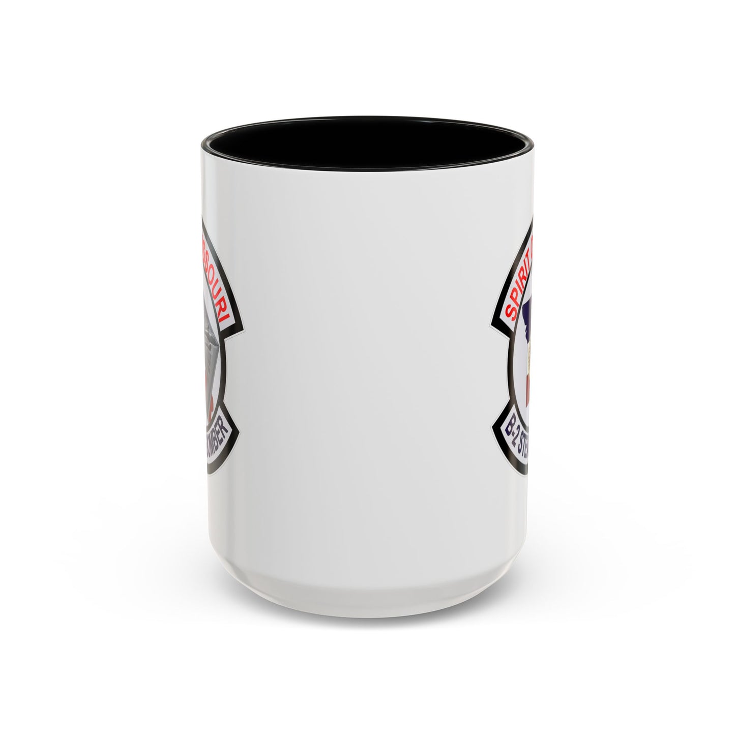 Accent Coffee Mug (11oz & 15oz) - USAF - B2 - Spirit of Missouri - Stealth Bomber wo Txt