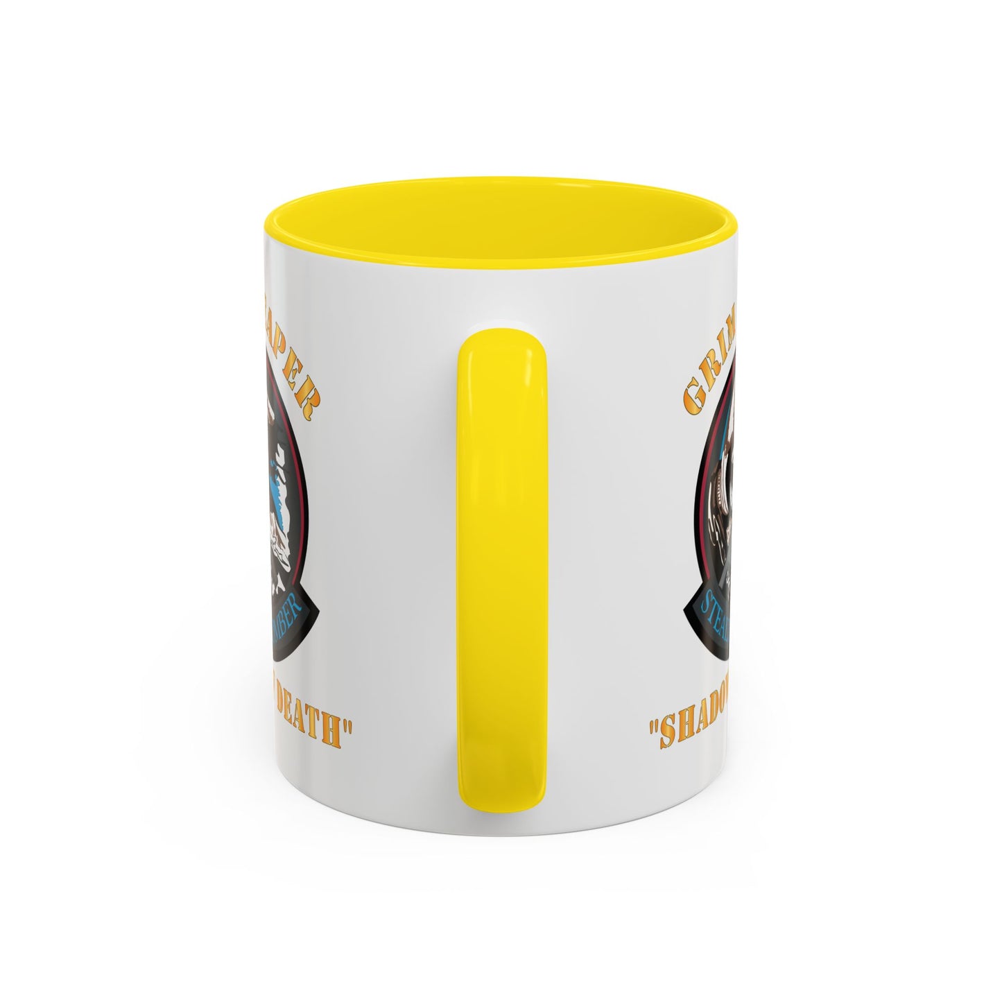 Accent Coffee Mug (11oz & 15oz) - USAF - B2 - Grim Reaper - Stealth Bomber X 300