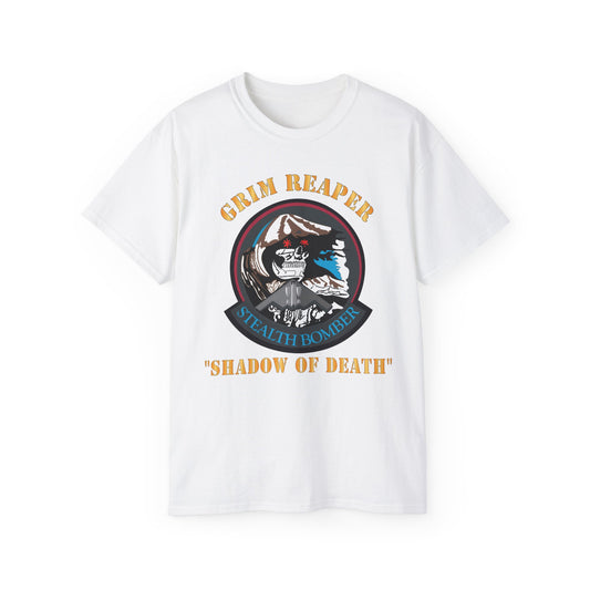 Unisex Ultra Cotton Tee - USAF - B2 - Grim Reaper - Stealth Bomber X 300