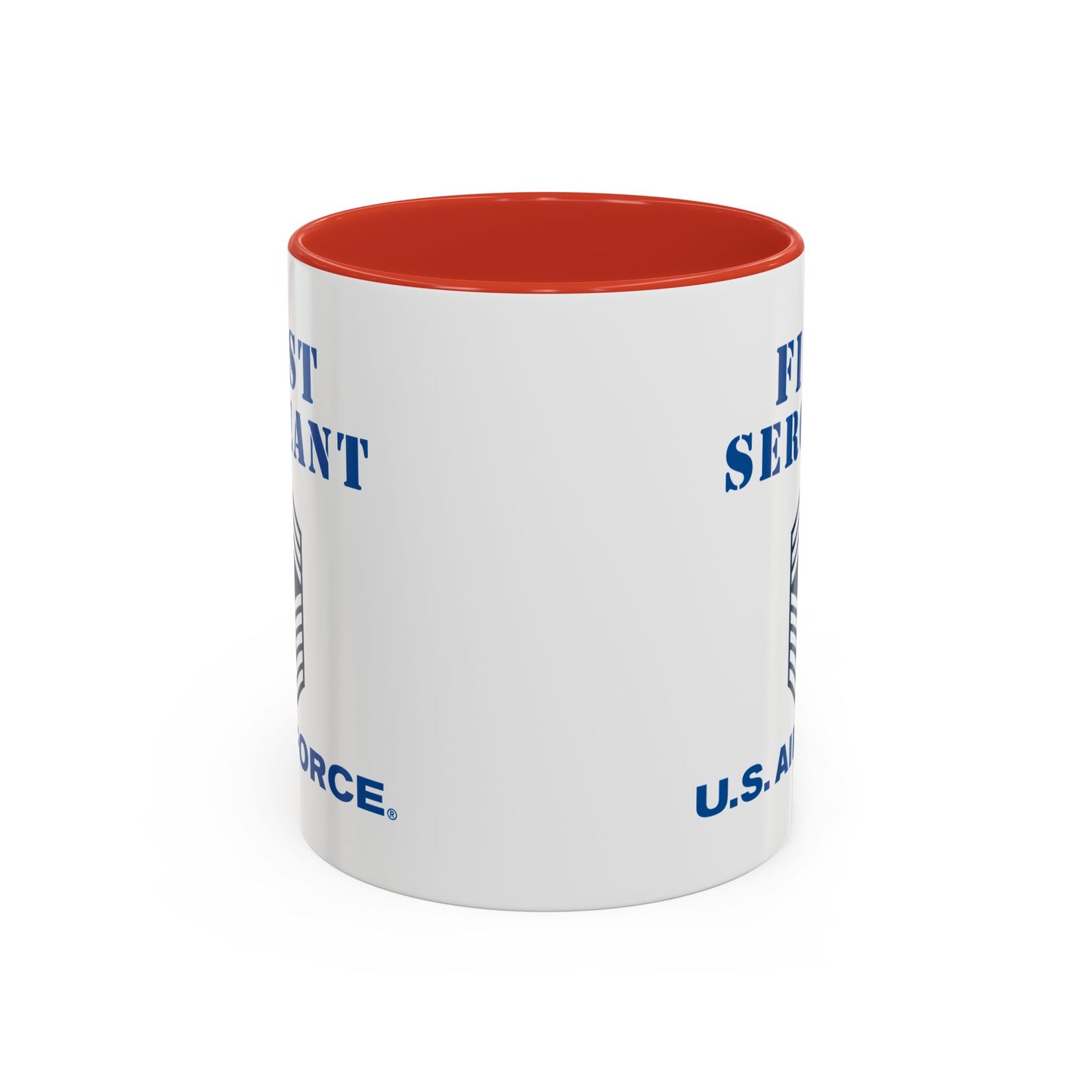 Accent Coffee Mug (11oz & 15oz) - USAF - First Sergeant (E9b) - 2020 - US Air Force w Text X 300