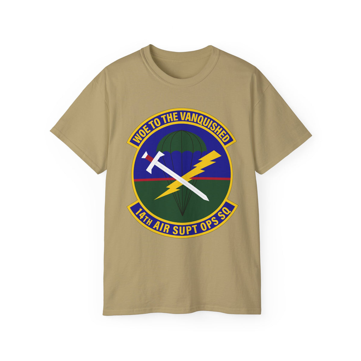 Unisex Ultra Cotton Tee - USAF - 14th Air Support Operations Squadron wo txt